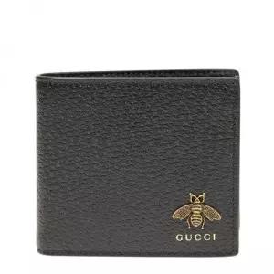 구찌 MUST IT_GUCCI 꿀벌 로고 패치 가죽 반지갑 522915 DJ20T 1000)