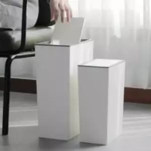 모던한 화이트 디자인 휴지통