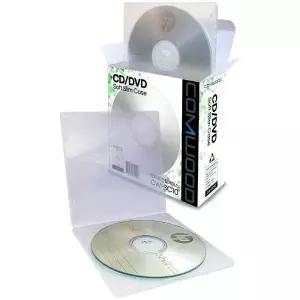컴우드 공CD/DVD 반투명 연질케이스 10장/CD케이스/CD보관함