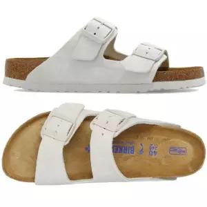 버켄스탁 MUST IT_25SS 여성 아리조나 네로우핏 샌들 1024516 MODERN SUEDE ANTIQUE WHITE
