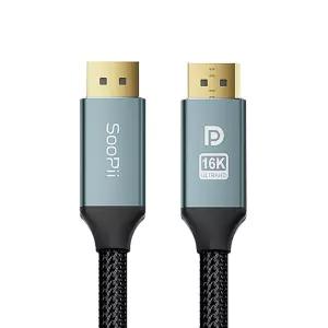 Soopii VESA 16K DP to DP 2.1 케이블 DP80 3m