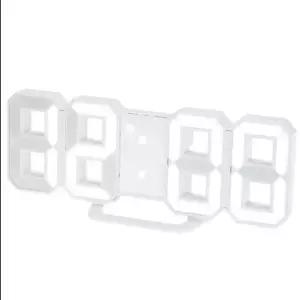 키밍 3D 탁상시계 무소음 탁상용 전자시계 led 스탠드