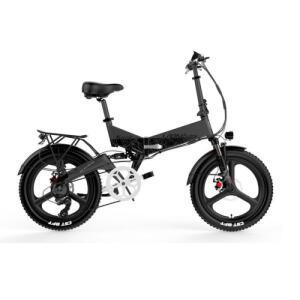 G650K 접이식 전기자전거 블랙 20인치 무광 EUROBIKE 프로2