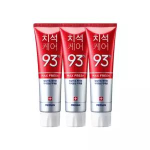 메디안 치석케어 치약 구취케어93% 120g 3입