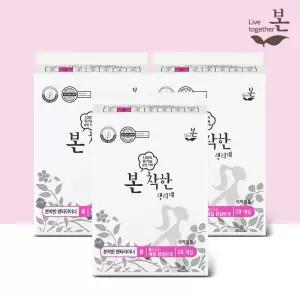 유기농본 착한 유기농 생리대 롱팬티라이너 28P, 3팩