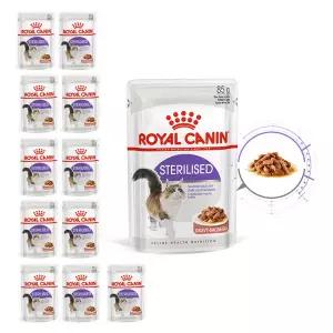 온누리 특별+적립 [로얄캐닌] 캣 스테럴라이즈드 젤리 파우치 85g X 12개 1박스 체중관리 반려묘 습식사료