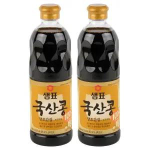 샘표 국산콩 양조간장 프리미엄 860ml 2개