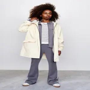 국내배송 ZARA 자라 주니어 키즈 워터 프루프 후드 러버라이즈드 레인코트 버터 5475602725 1807814