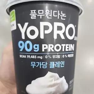 풀무원 다논 요프로 무가당 프로틴 요거트 900g 아이스박스포장 68377