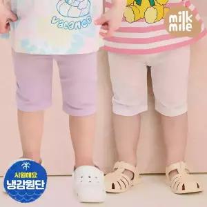 [밀크마일] 샤이닝잔골냉감5부레깅스