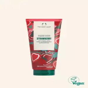 ( 스타필드 안성 더바디샵 ) 스트로베리 샤워 스크럽 200ML (로즈 택1)