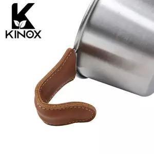 키녹스 시에라컵600ML 가죽손잡이 천연가죽