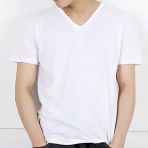 면티 브이넥 무지티셔츠 반팔티 남자 이너티 캐주얼