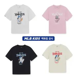 갤러리아 MLB엠엘비키즈 스트릿 바크＆바니 썸머 아트웍 티셔츠 아동반팔(7ATS