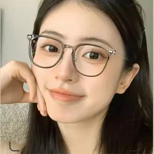 투명 뿔테 불루라이트 차단 동안 패션 안경 가벼운 추천 고등학생