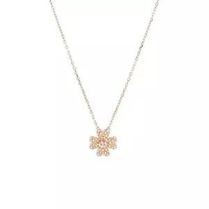 스와로브스키 아이딜리아 펜던트 클로버 목걸이 화이트 로즈 골드톤 플래팅 5674211 105888724