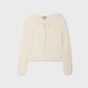 [AK분당점] [후아유] Ribbon Punching Skashi Cardigan WHCKF4993F*