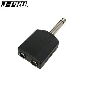 J-PRO JC27 TS 55잭 암-TS 55잭 수 Y 변환젠더 커넥터
