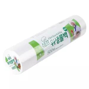 국산 쉐프 위생 롤백 35x45 500매 위생백 비닐 봉투