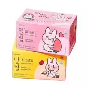 네이처오다 달칩 라이스칩 초코샌드 20개입 + 딸기샌드 20개입 1세트