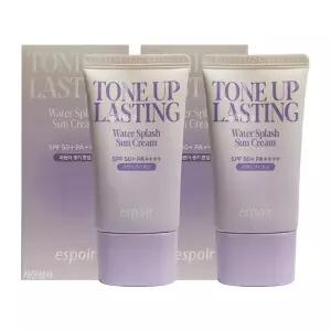 에스쁘아 워터 스플래쉬 선크림 톤업 래스팅 50ml X 2개