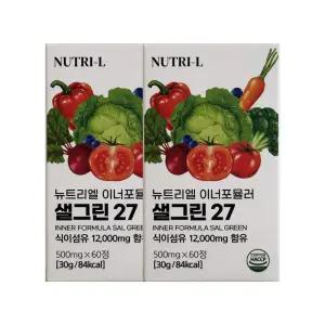 뉴트리엘 이너포뮬러 샐그린 27 500mg x 60정 2개 / JJ몰