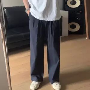 바이오 피그먼트 린넨 투턱 밴딩 팬츠 new