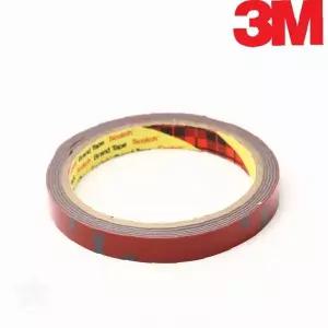 차량 부착 강력 접착 테이프 12mm 1.5m 투명 양면 고정 보수 자동차 실내