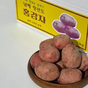 햇 홍감자 (중) 3kg 적색 햇감자 포슬포슬 카스테라