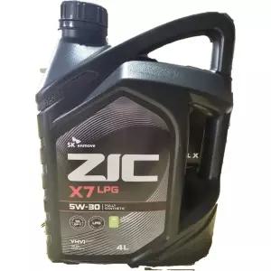 ZIC 지크 X7 LPG 5W30 4L SQ규격 엔진오일