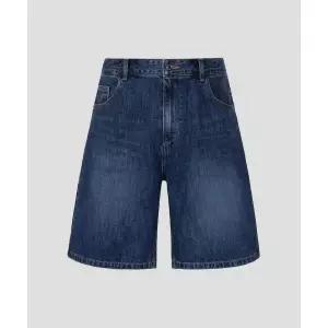 빈폴 BEANPOLE MEN 워싱 데님 하프 팬츠 - 블루BC6525C81P 153435