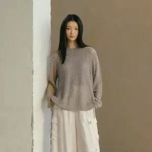 M12 [3만원인하] 26SS 린넨 블렌디드 메쉬 스트링 루즈핏 풀오버 3종