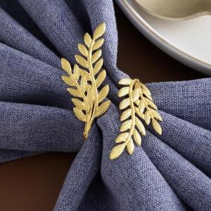 4-12pcs 잎 냅킨 링 호텔 웨딩 Dinnig 테이블 장식 가을 홀더 크리스마스 버클