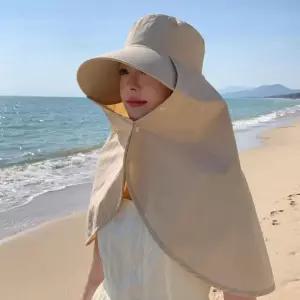 챙넓은 바캉스모자 플랩캡 쿨링소재 대형 햇빛가리개 버킷햇 챙넓은모자 바캉스모자 와이드챙