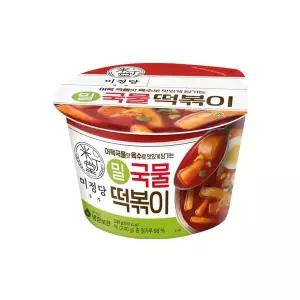 미정당 밀 국물 떡볶이컵 즉석간편조리 330g x 3개