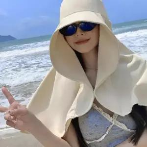 풀커버 여성 숄 선캡 자외선차단모자 햇빛가리개 등산 캠핑 아웃도어모자