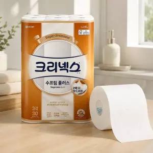 크리넥스 수프림 플러스 화장지 40m x 30롤 코스트코 마켓송지2606