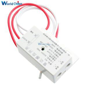 고품질 220V AC 50Hz 자동 적외선 센서 스위치 PIR 마이크로파 레이더 바디 모션 모듈 시간 거리 범위에 맞