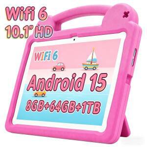 파이탄리 10.1인치 유아용 태블릿 안드로이드 15 8GB+64GB WiFi 6 듀얼 카메라 키즈 모드 고급 부모 관리