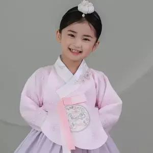 하랑한복 서윤랑 여아용 아동 한복 세트