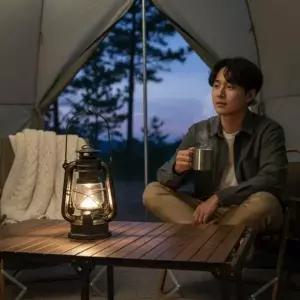 캠핑랜턴 충전식 빈티지 캠랜턴 등기구 야외 휴대용 조명 무선