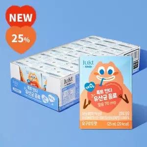 [당0g]룩트 킨디 유산균 당0g 무설탕 음료 125ml x 24개