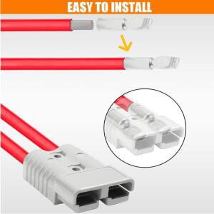 2/10pcs 50A/80A/120A/175A/350A 앤더슨 커넥터 배터리 충전 플러그 바이폴라 구리 은도금 고전류