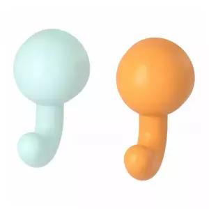 이케아 HUMLESJON 훔레셴 흡착식후크 2개입 12x8cm 무타공후크 붙이는고리 욕실고리