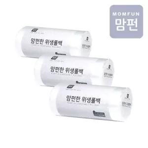 맘펀 맘펀한 위생롤백 25cm35cm중형 1000매 X 3개