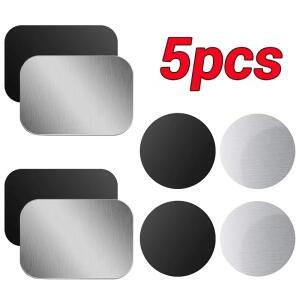 1-5PCS 범용 자석 자동차 휴대폰 홀더 디스크 패치 스티커 금속판 휴대폰 태블릿용