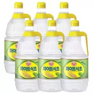 오뚜기 화이트식초 1.8L x 6개