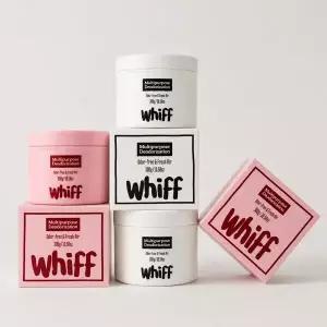 whiff 위프 온집안 탈취케어 고체탈취제 화이트 2개+핑크2개