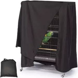 피니 새장 커버 33.8 L×24 W×46.8 H 방수 굿나잇 블랙아웃 앵무새 잉꼬 작은 동물 수면을 위한 내구성