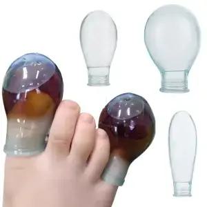 부드러운 실리콘 발가락 보호대 보호용 방수 손가락 부상 방지 발 관리 도구